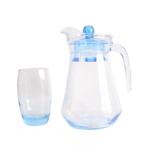 Luminarc Arc Ice Blue Jug & 4 Pcs Glasses Set-1.3 L